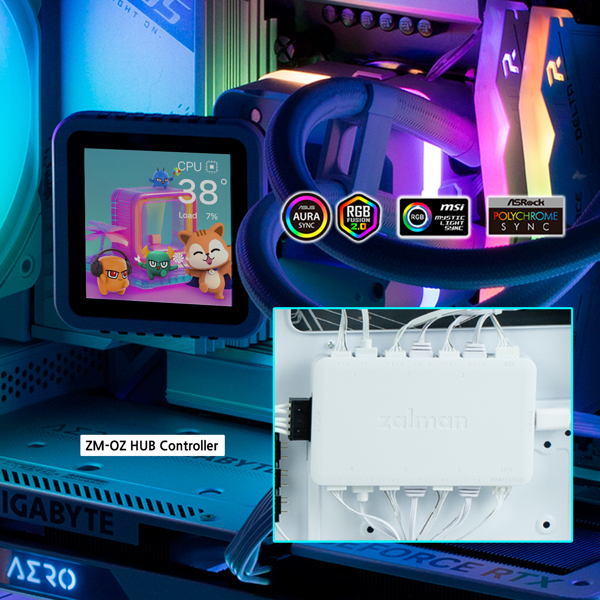 თხევადი გაგრილება Zalman ALPHA2 DS A36, ARGB, 120mm, 2000RPM, Liquid Cooling, Black