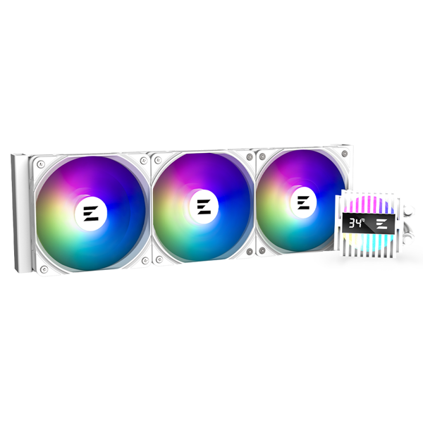 თხევადი გაგრილება Zalman ALPHA2 A36, ARGB, 120mm, 2000RPM, Liquid Cooling, White