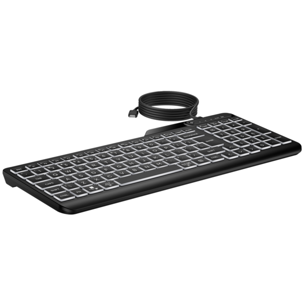 კლავიატურა HP 7N7C1AA 405, Wired, USB-C, Keyboard, Black