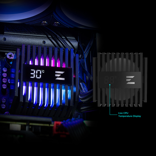 თხევადი გაგრილება Zalman ALPHA2 A36, ARGB, 120mm, 2000RPM, Liquid Cooling, Black