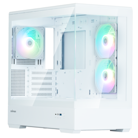 Computer Case Zalman P30 V2, MiniATXT, mATX, Mini-ITX, USB, Type-C, Mic/Headphone Jack, White