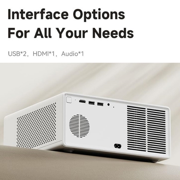პროექტორი Wanbo X5 Air, LCD Projector, FHD 1920x1080, 1100Lm, White