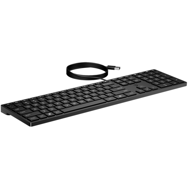 კლავიატურა HP 9SR37AA 320K, Wired, USB, Keyboard, Black