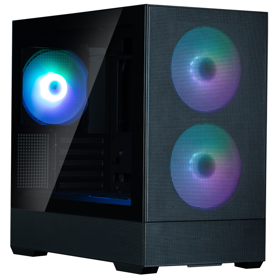 Computer Case Zalman P30 AIR, MiniT, mATX, Mini-ITX, USB, Type-C, Mic/Headphone Jack, Black