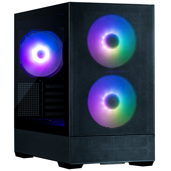 ქეისი Zalman P30 AIR, Computer Case, MiniT, mATX, Mini-ITX, USB, Type-C, Mic/Headphone Jack, Black