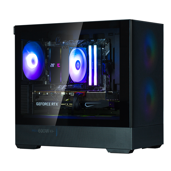 ქეისი Zalman P30 AIR, Computer Case, MiniT, mATX, Mini-ITX, USB, Type-C, Mic/Headphone Jack, Black