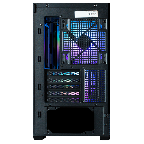 ქეისი Zalman P30 AIR, Computer Case, MiniT, mATX, Mini-ITX, USB, Type-C, Mic/Headphone Jack, Black