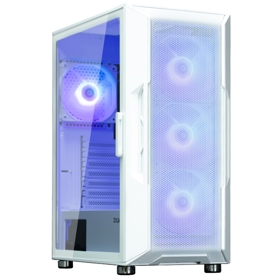 Computer Case Zalman i3 NEO ARGB, ATXMidT, ATX, mATX, Mini-ITX, USB 2.0, 2×USB 3.0, Headphones, MIC, White