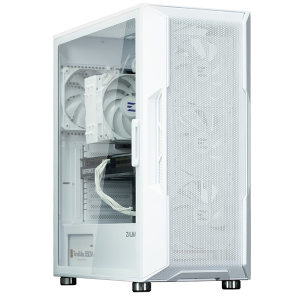 ქეისი Zalman i3 NEO ARGB, Computer Case, ATXMidT, ATX, mATX, Mini-ITX, USB 2.0, 2×USB 3.0, Headphones, MIC, White