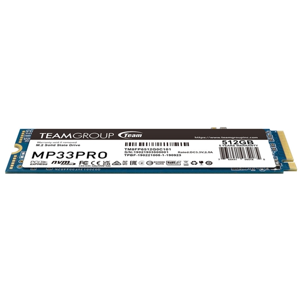 მყარი დისკი Team TM8FPD512G0C101 MP33 PRO, 512GB, M.2, Internal Hard Drive