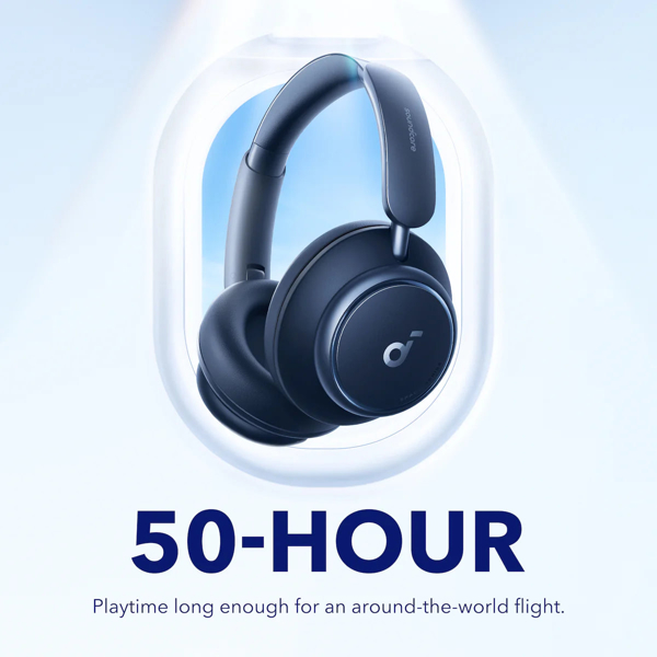 ყურსასმენი SoundCore A3040G31 Space Q45, Headset, Wireless, Bluetooth, Blue