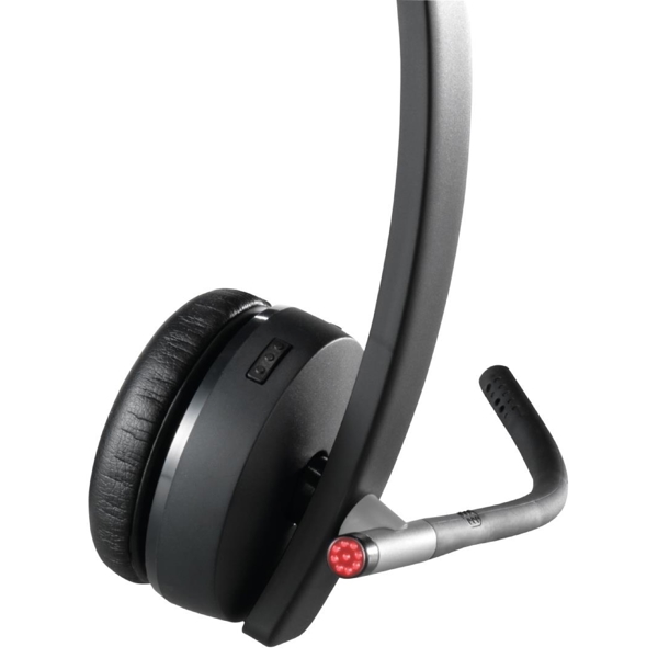 ყურსასმენი Logitech 981-000512 H820E Mono, Headset, Wireless, DECT, USB, Black