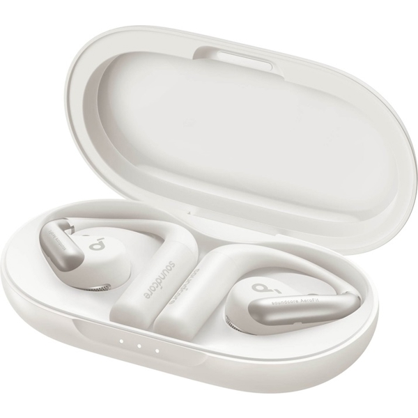 ყურსასმენი SoundCore A3872G21 AeroFit, Earbuds, Wireless, Bluetooth, IPX7, White