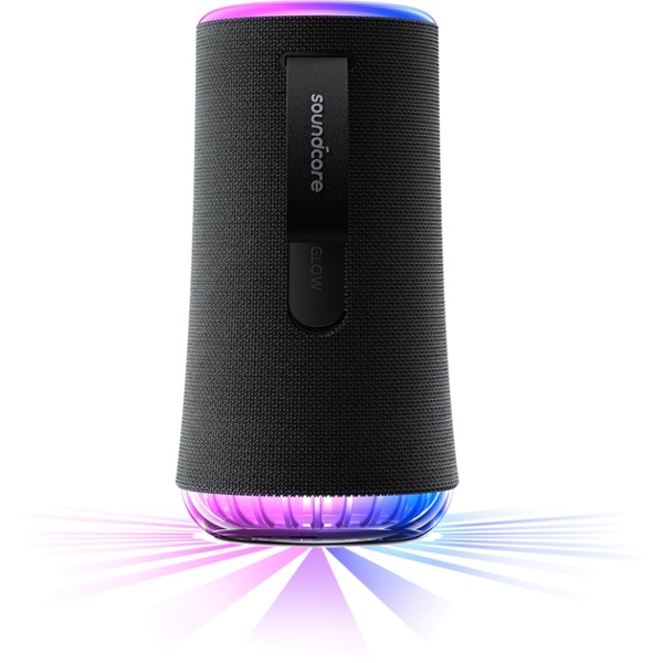 Speaker SoundCore A3166G11 Glow, 30W, USB-C, Bluetooth, IP67, Black