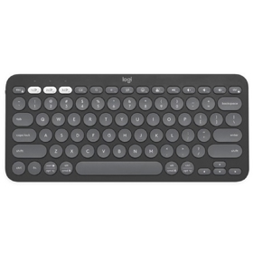 კლავიატურა Logitech 920-011851 Pebble Keys 2 K380s, Wireless, Bluetooth, USB, Keyboard, Graphite