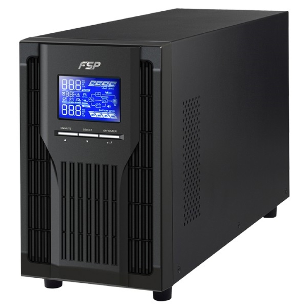 UPS FSP PPF16A1908 Champ 2K, Online, 2000VA, USB, RS232, Black