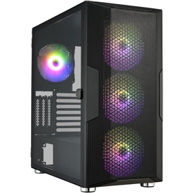 Computer Case FSP CUT592, MidT, Micro ATX, Mini-ITX, 2×USB 3.2, USB-C, Black