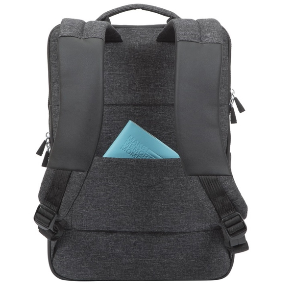ნოუთბუქის ჩანთა Rivacase 8861, 15.6", Backpack, Black