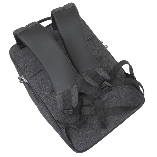 ნოუთბუქის ჩანთა Rivacase 8861, 15.6", Backpack, Black