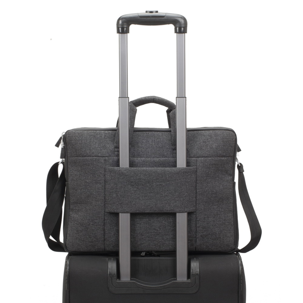 ნოუთბუქის ჩანთა Rivacase 8831 melange ECO, 15.6", Laptop Bag, Black