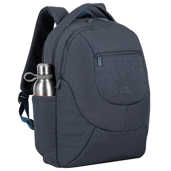 ნოუთბუქის ჩანთა Rivacase 7761 Laptop, 15.6", Backpack, Grey