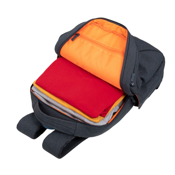 ნოუთბუქის ჩანთა Rivacase 7761 Laptop, 15.6", Backpack, Grey