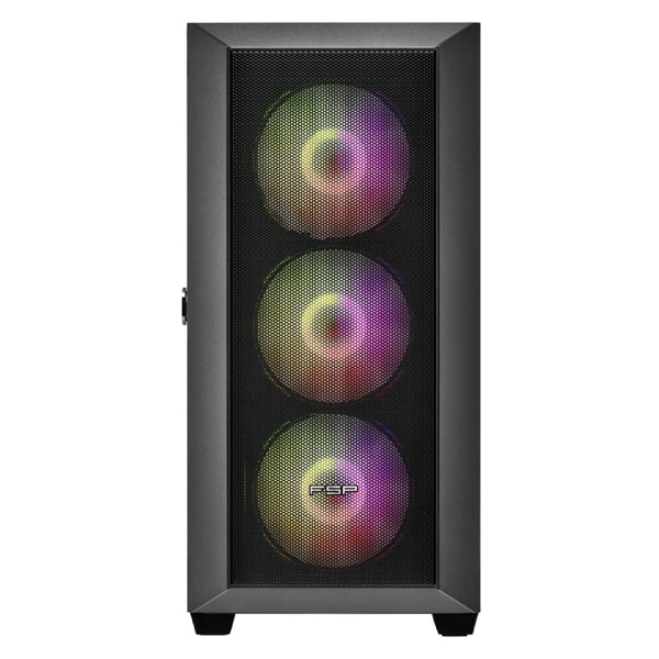 Computer Case FSP CMT318 CMT318, E-ATX, M-ATX, Mini-ITX, 2×USB 3.0, Black