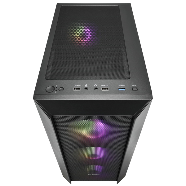 Computer Case FSP CMT218, MidT, Micro ATX, ITX, 2×USB 2.0, USB 3.0, Black