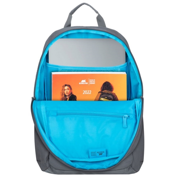 ნოუთბუქის ჩანთა Rivacase 7523 ECO, 14", Backpack, Grey