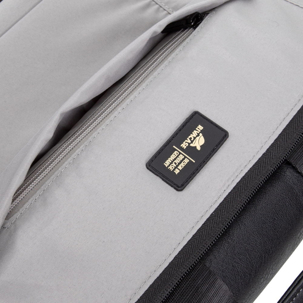 ნოუთბუქის ჩანთა Rivacase 8930 Slim, 15.6", Laptop Bag, Black