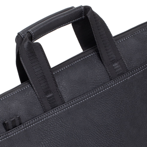 ნოუთბუქის ჩანთა Rivacase 8930 Slim, 15.6", Laptop Bag, Black