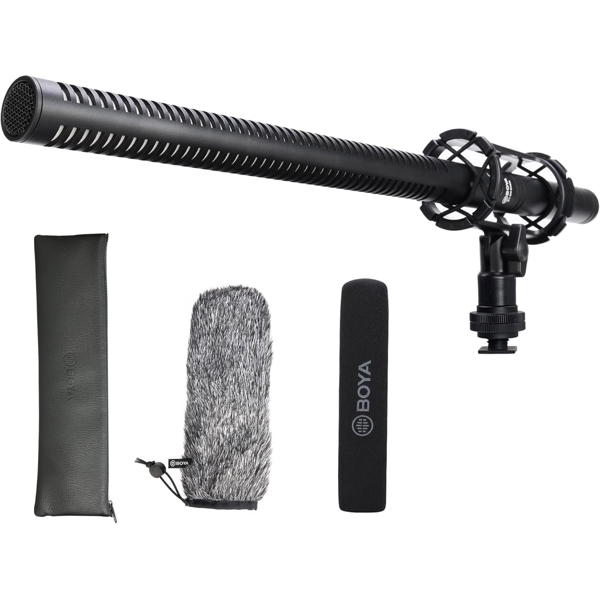 Wired Shotgun Microphone Boya BY-BM6060L, Black