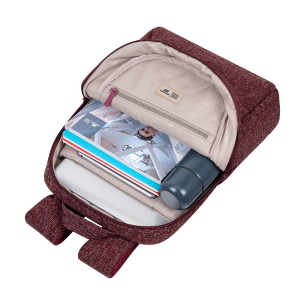 ნოუთბუქის ჩანთა Rivacase 7923, 13.3", Backpack, Red