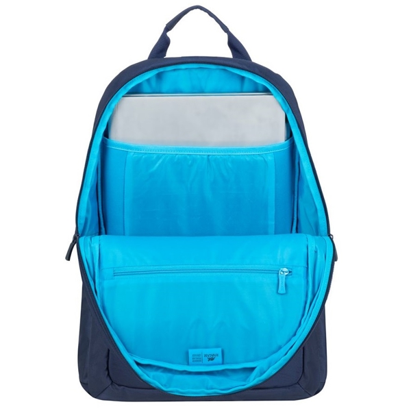 ნოუთბუქის ჩანთა Rivacase 7561 ECO, 16", Backpack, Blue