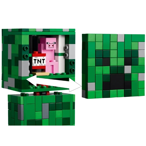 ასაწყობი კონსტრუქცია Lego 21276 Minecraft The Creeper, Prefabricated Construction