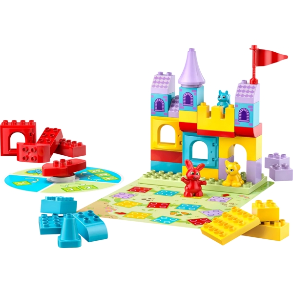 ასაწყობი კონსტრუქცია Lego 10450 DUPLO Town Hopsy's Castle Game, Prefabricated Construction