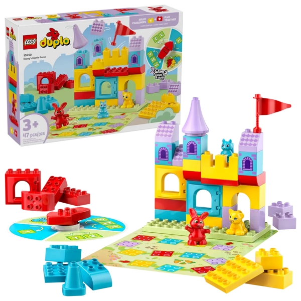 ასაწყობი კონსტრუქცია Lego 10450 DUPLO Town Hopsy's Castle Game, Prefabricated Construction