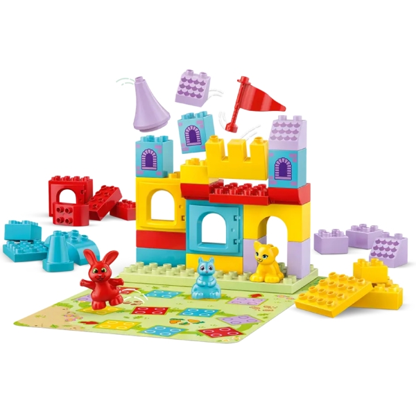 ასაწყობი კონსტრუქცია Lego 10450 DUPLO Town Hopsy's Castle Game, Prefabricated Construction