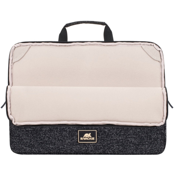 ნოუთბუქის ჩანთა Rivacase 7915, 15.6", Laptop Sleeve, Black