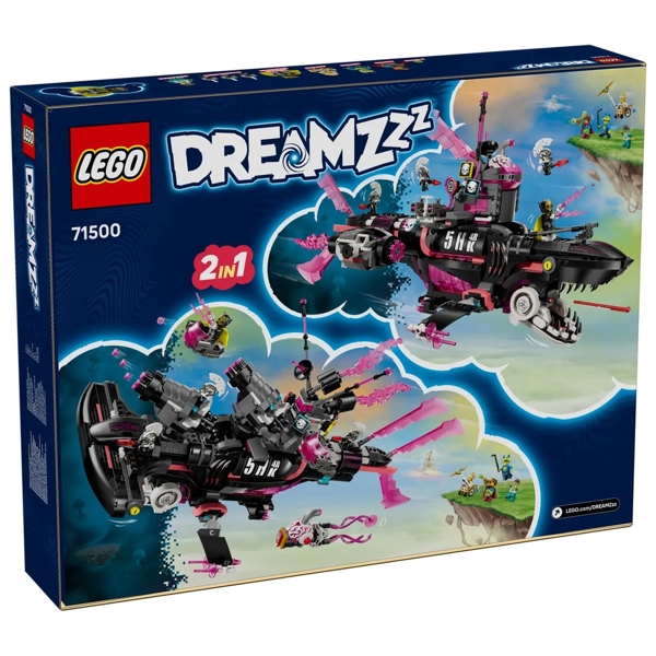 ასაწყობი კონსტრუქცია Lego 71500, Nightmare Shark Submarine, Prefabricated Construction