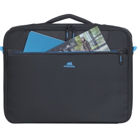 ნოუთბუქის ჩანთა Rivacase 8087 Clamshell, 16", Laptop Bag, Black