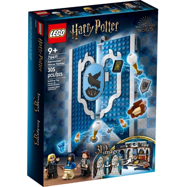 ასაწყობი კონსტრუქცია Lego 76411 Harry Potter Ravenclaw House Banner, Prefabricated Construction