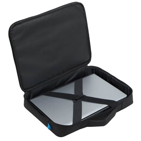ნოუთბუქის ჩანთა Rivacase 8087 Clamshell, 16", Laptop Bag, Black