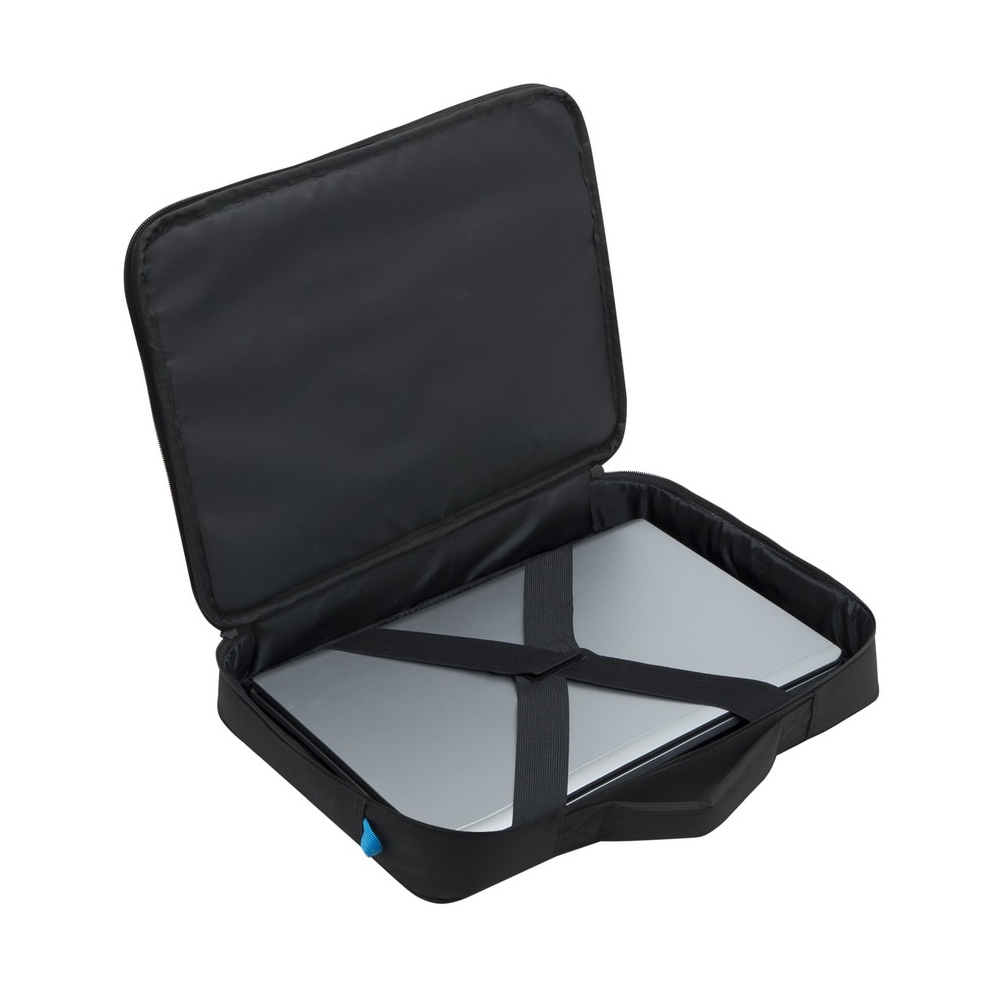 ნოუთბუქის ჩანთა Rivacase 8087 Clamshell, 16", Laptop Bag, Black