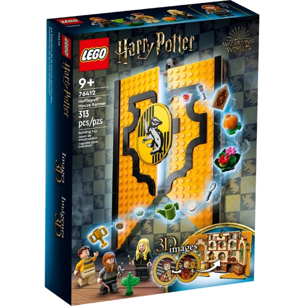 ასაწყობი კონსტრუქცია Lego 76412 Harry Potter Hufflepuff House Banner, Prefabricated Construction