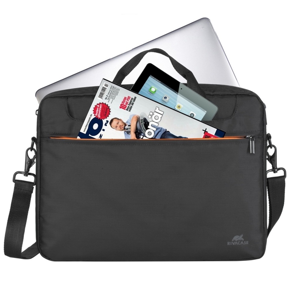 ნოუთბუქის ჩანთა Rivacase 8033, 15.6", Laptop Bag, Black