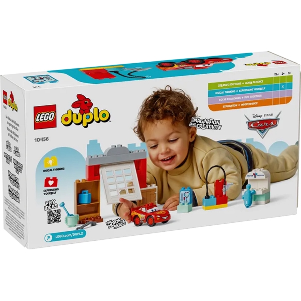ასაწყობი კონსტრუქცია Lego 10456 DUPLO Disney Cars McQueen's Visit to Doc's Garage Set, Prefabricated Construction