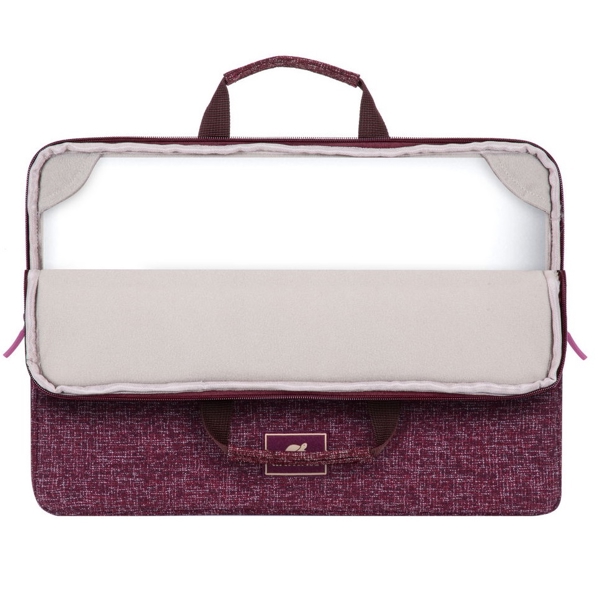 ნოუთბუქის ჩანთა Rivacase 7913, 14", Laptop Sleeve, Red
