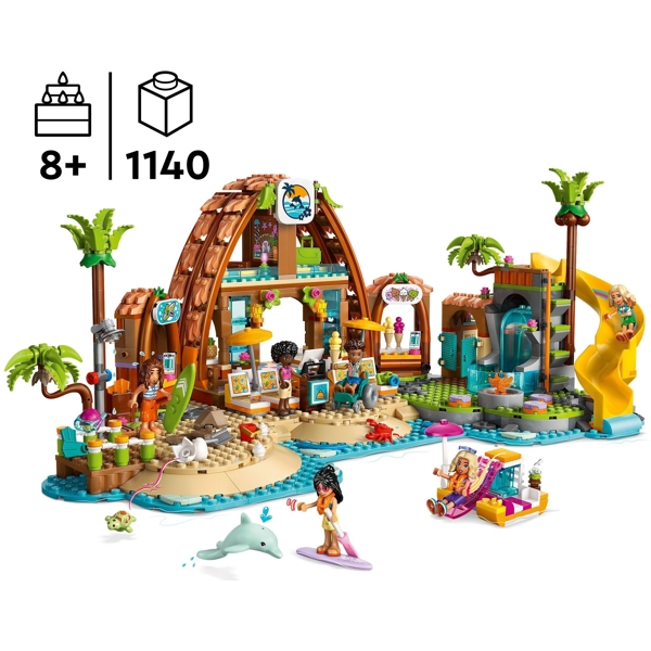 ასაწყობი კონსტრუქცია Lego 42673, Family Vacation Beach Resort, Prefabricated Construction