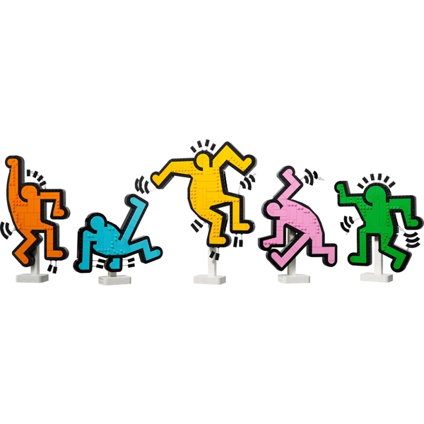 ასაწყობი კონსტრუქცია Lego 31216, Keith Haring – Dancing Figures, Prefabricated Construction